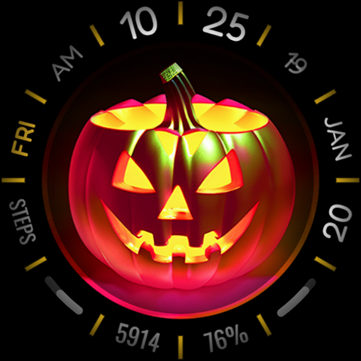 Halloween Glow Watchface VS85 logo