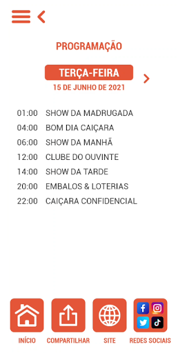 Rádio Caiçara - 96,7 FM Screen 3