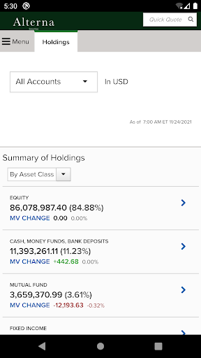 Alterna Securities Screen 2