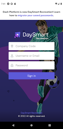 Android application Admin | DaySmart Recreation screenshort