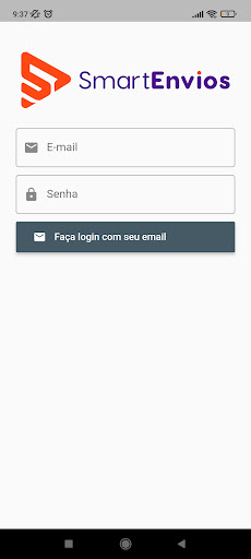 Android application SmartEnvios Motoristas screenshort