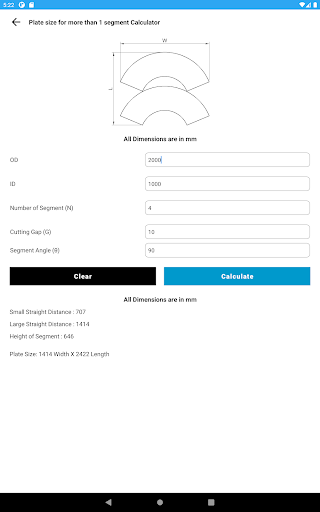 Fabrication Tools Calculator