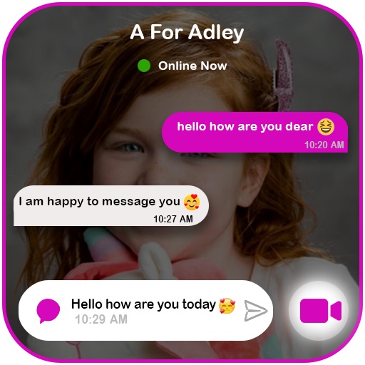 caht video with adley logo