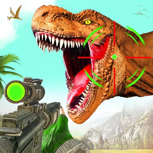 Wild Dino Hunting : Gun Games Logo
