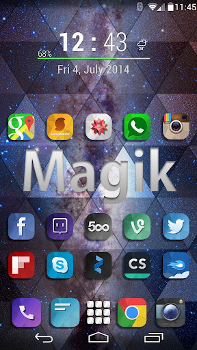 Android application Magik 2 - Icon Pack screenshort