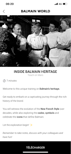 Balmain World Screen 2
