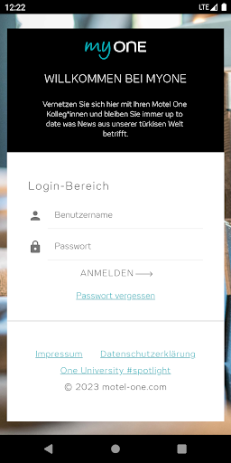 Android application myOne screenshort
