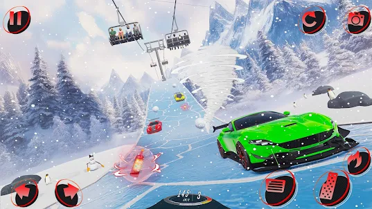 GT Snow Car Racing Stunt Drive