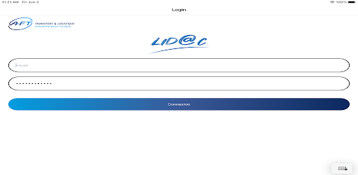 Android application AFT - LID@C screenshort