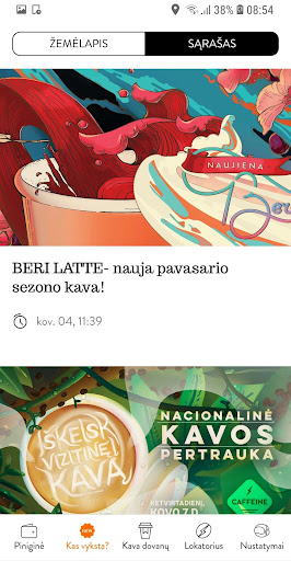 Android application Caffeine LT screenshort