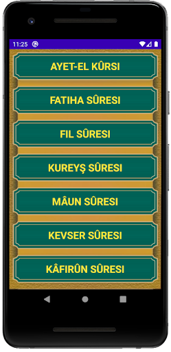 Android application Namaz Sureleri PRO Sesli screenshort