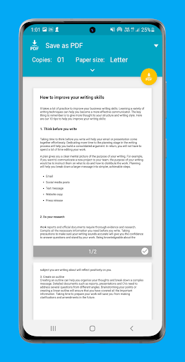 Text Editor & Writer PRO Screen 3