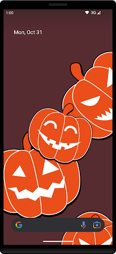 Android application Jack O'Lanterns Live Wallpaper screenshort