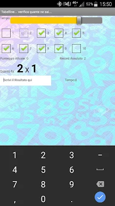Tabelline - Screenshot 1