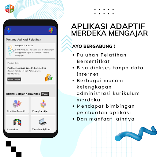 Android application Adaptif Merdeka Mengajar screenshort