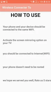 Wireless TV Connector( Screen