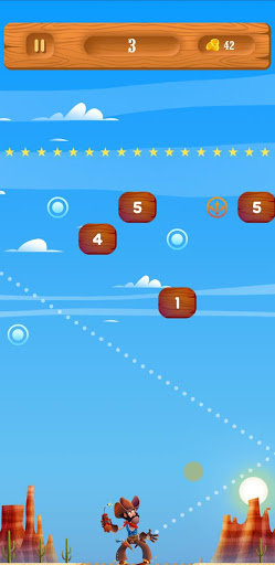 Lucky bullets bounce and break