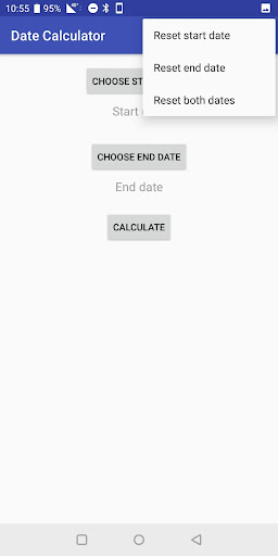 Date Calculator Screen 2