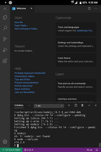 Android application VHEditor - Mobile Programming screenshort