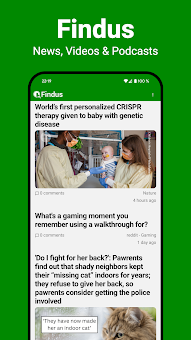 Findus - Social newspaper screenshot 1