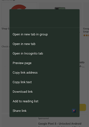 Android application ObliterateURL screenshort