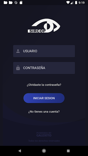Android application Sircop screenshort