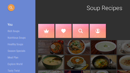 Soup Recipes app - Screenshot Image