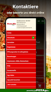 Screenshot 3 Mama Mia Pizza München android