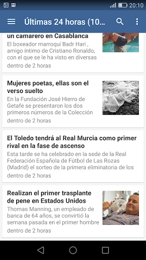 noticias Español Screen 2
