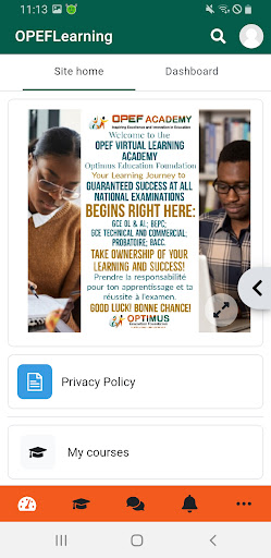 OPEFLearning Screen 2