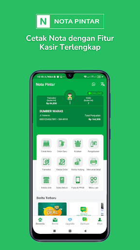 Nota Pintar - Cetak Nota Kasir Screen 2