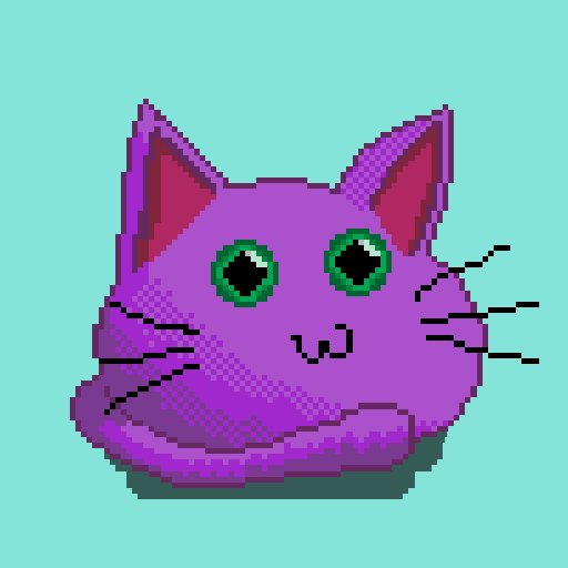 Violet a Round Cat logo