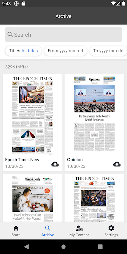 Epoch Times Print Edition Screen 2