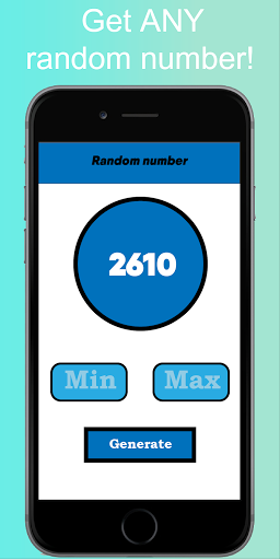 Random number generator Screen 2