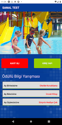 Android application Sanal Test screenshort