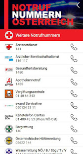 Emergency numbers Austria