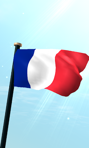 Réunion Flag 3D Free Wallpaper Screenshot 1 - AppWisp.com