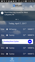 screenshot of WLFI Weather