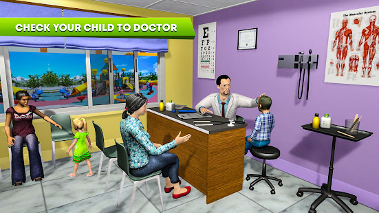 Virtual Housewife Family Game MOD APK (Premium/Unlocked) screenshots 1