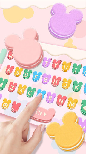 Tasty Mickey Macaroon Keyboard Screen 2