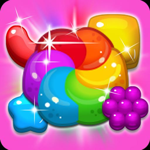 Match 3 Jelly Garden Puzzle