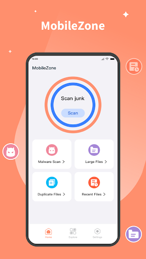 MobileZone - Antivirus & Clean Screenshot 1 - AppWisp.com