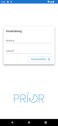 Android application Príor screenshort