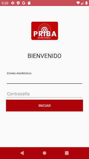Android application Priba Gps screenshort