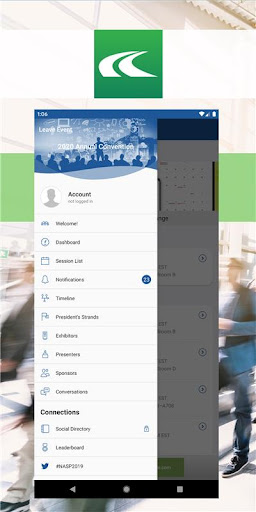 Android application IBTTA Meetings screenshort