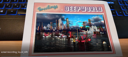 Android application Squid_ARt screenshort