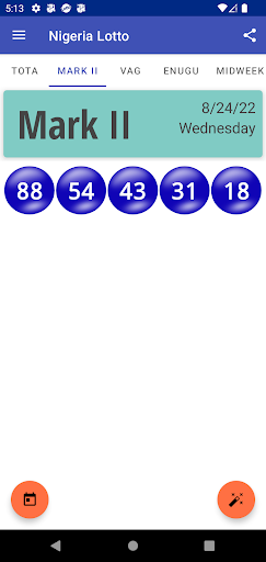 Nigeria Lotto - AI Prediction Screen 3