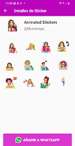 Screenshot 18 Wasticker mujeres android