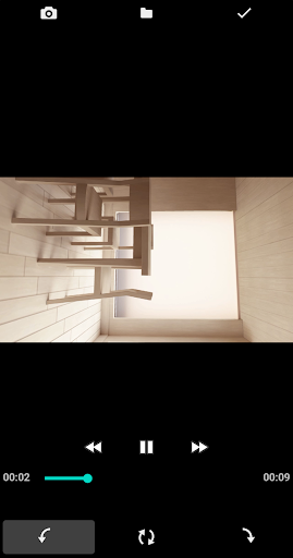 Android application Rotate Video screenshort