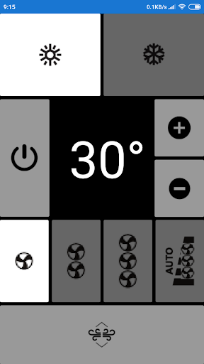Android application Remote EMAILAIR AC NO settings screenshort